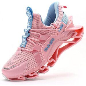 Women's Pink Walking Shoes Fashion Sport Running Sneakers